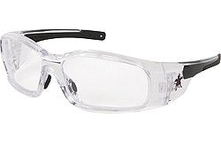 (12 Pair) Memphis SR140AF Swagger Safety Glasses Clear w/ Clear Anti-Fog Lens