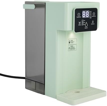 3L Instant Hot Water Dispenser, 1500W Electric Tea Kettle Large Water Boiler Maker Countertop Rectangular Water System Dispenser with NTC Probe Detect for Homes Offices Schools