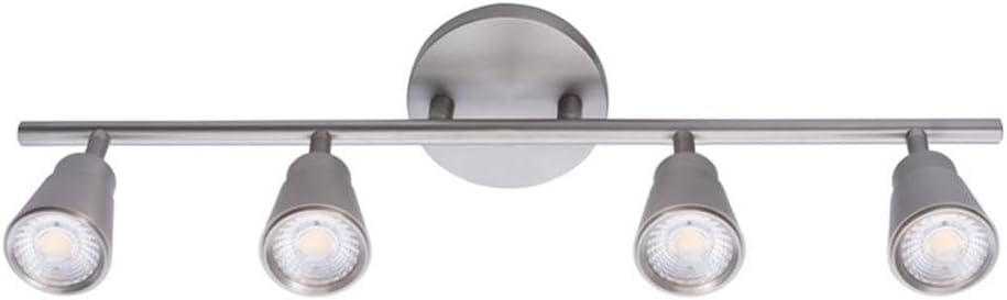 WAC Lighting, Solo 4 Light LED Energy Star Fixed Rail 3000K in Brushed Nickel