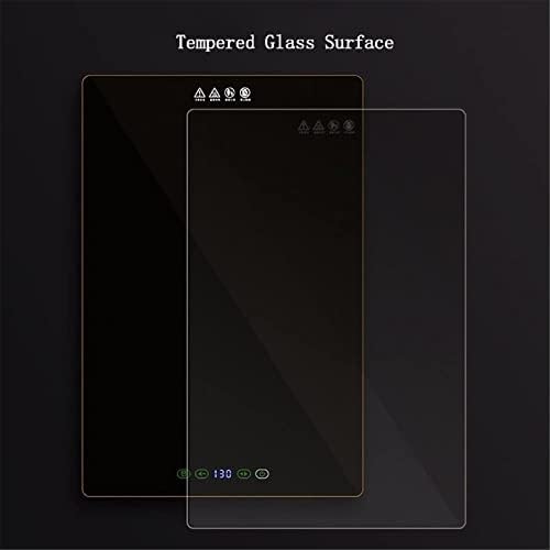 Electric Food Warmer Plate, Buffet Warming Tray Hot Plate Electric Food Warmer Large Size Touch Screen Tempered Glass Panel for Kitchen Dining Room