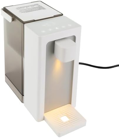 3L Instant Hot Water Dispenser, 1500W Electric Tea Kettle Large Water Boiler Maker Countertop Rectangular Water System Dispenser with NTC Probe Detect for Homes Offices Schools