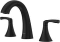 Pfister Rancho Matte Black Widespread Faucet with Drain