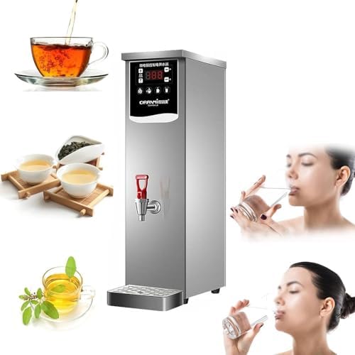 10L Commercial Hot Water Dispenser - Countertop Automatic Fast Heating Boiler with Filter for Tea, Coffee, and Desserts in Hotels & Cafés