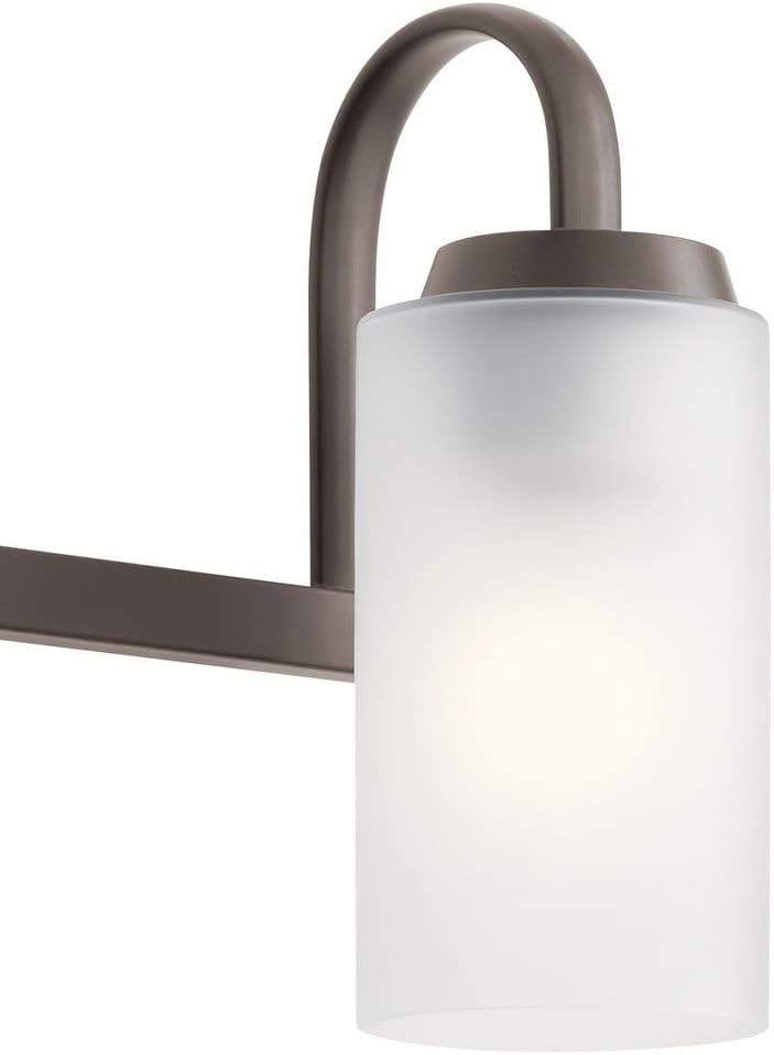 Kichler 55087NI Kennewick Vanity, 3-Light 225 Total Watts, Brushed Nickel