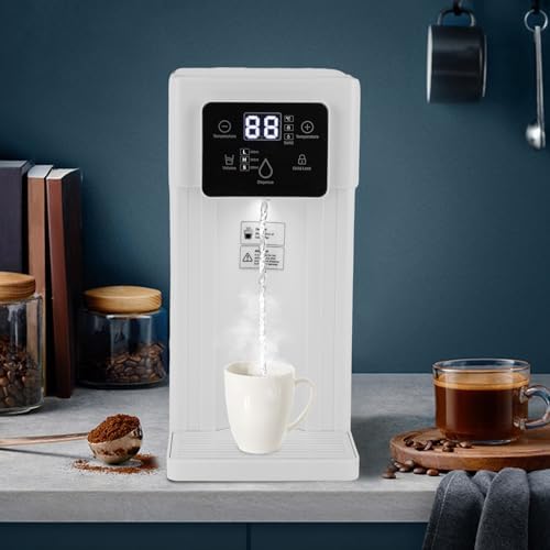 3L Instant Hot Water Dispenser, 1500W Electric Tea Kettle Large Water Boiler Maker Countertop Rectangular Water System Dispenser with NTC Probe Detect for Homes Offices Schools