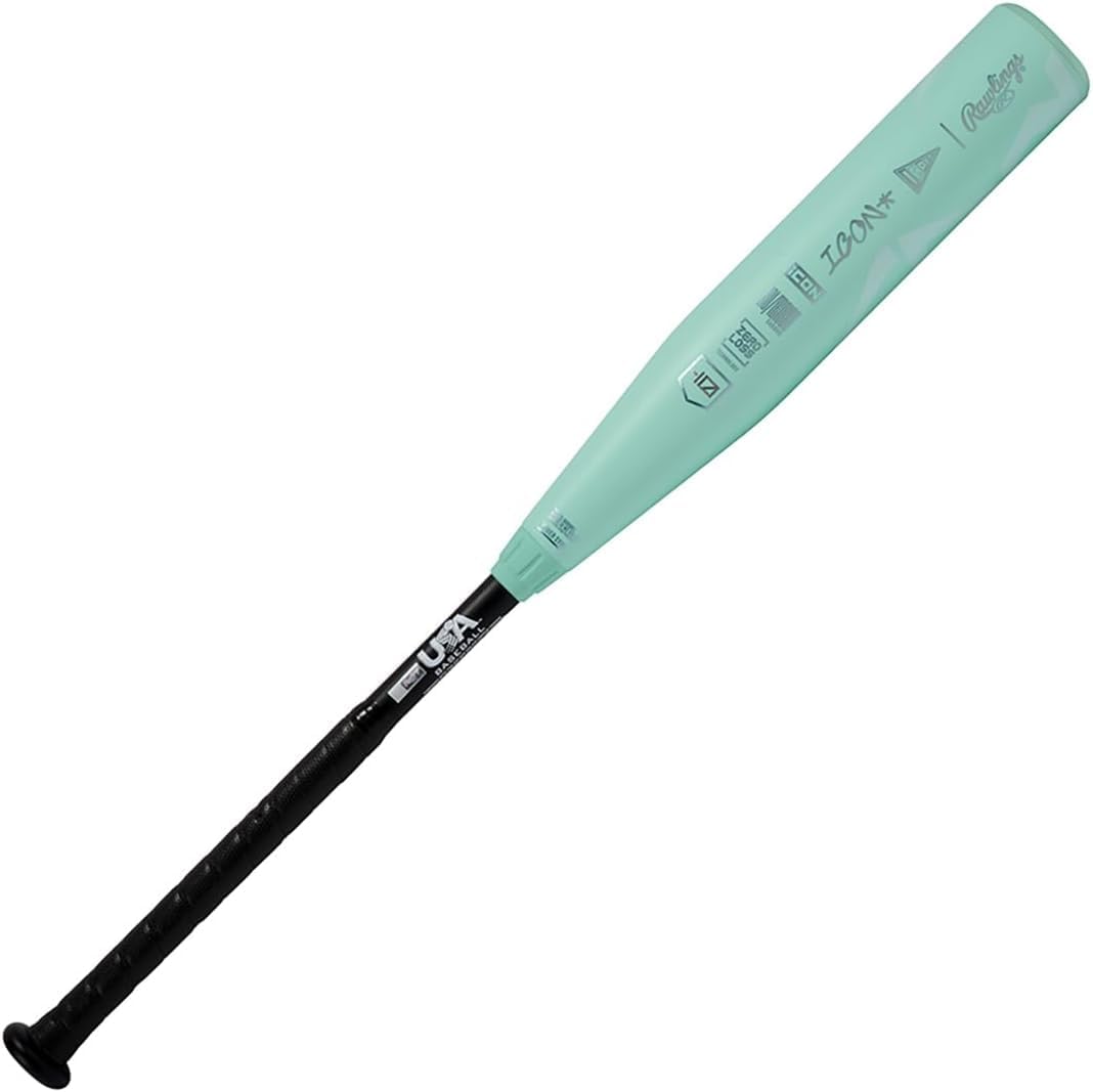 Rawlings Baseball Bat Little ICON -12 RUS6IJ Mint/Black