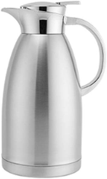 2.3L Large Capacity Double Wall 304 Stainless Steel Hot Water in Sulation Pot Kettle (Color : Silver) Present (Silver)