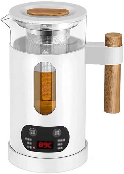 HBJWOV Travel Multi-function Electric Kettle Preserving Pot Glass Boiled Tea Pot Hot Water Bottle Warm Kettle