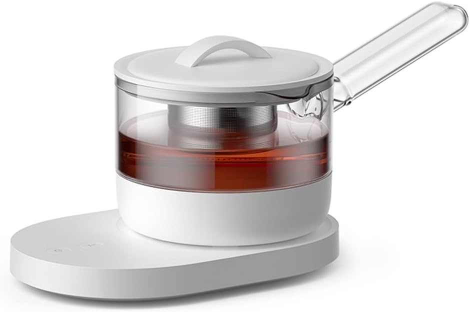 Side-Handle Hot Tea Machine, Electric Automatic Coffee Maker, Magnetic Teapot Cover, Heat Preservation Cold Preservation, Suitable for Coffee, Tea, Beverages, Etc.