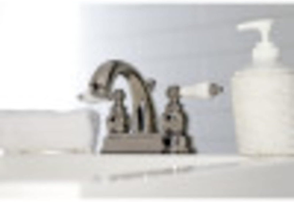 Kingston Brass KB5617PL Restoration 4-Inch Centerset Bathroom Faucet, Brushed Brass