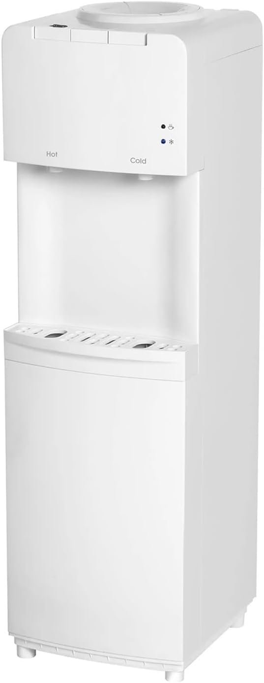 Water Dispenser Top Loading Hot Cold Temperature Water Dispenser White Water Cooler Water Cooler