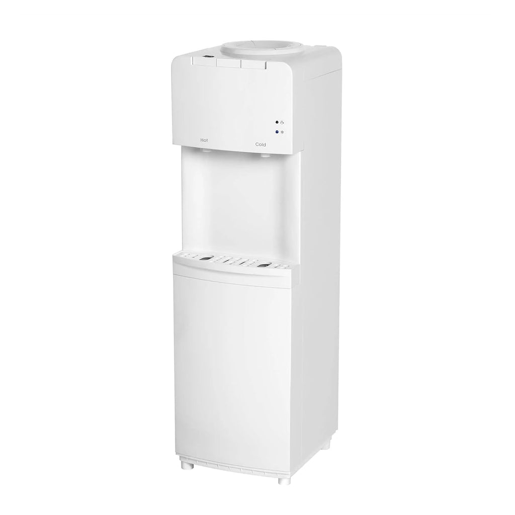 Hot and Cold Water Dispenser Top Loading Hot Cold Temperature Water Dispenser White Water Cooler