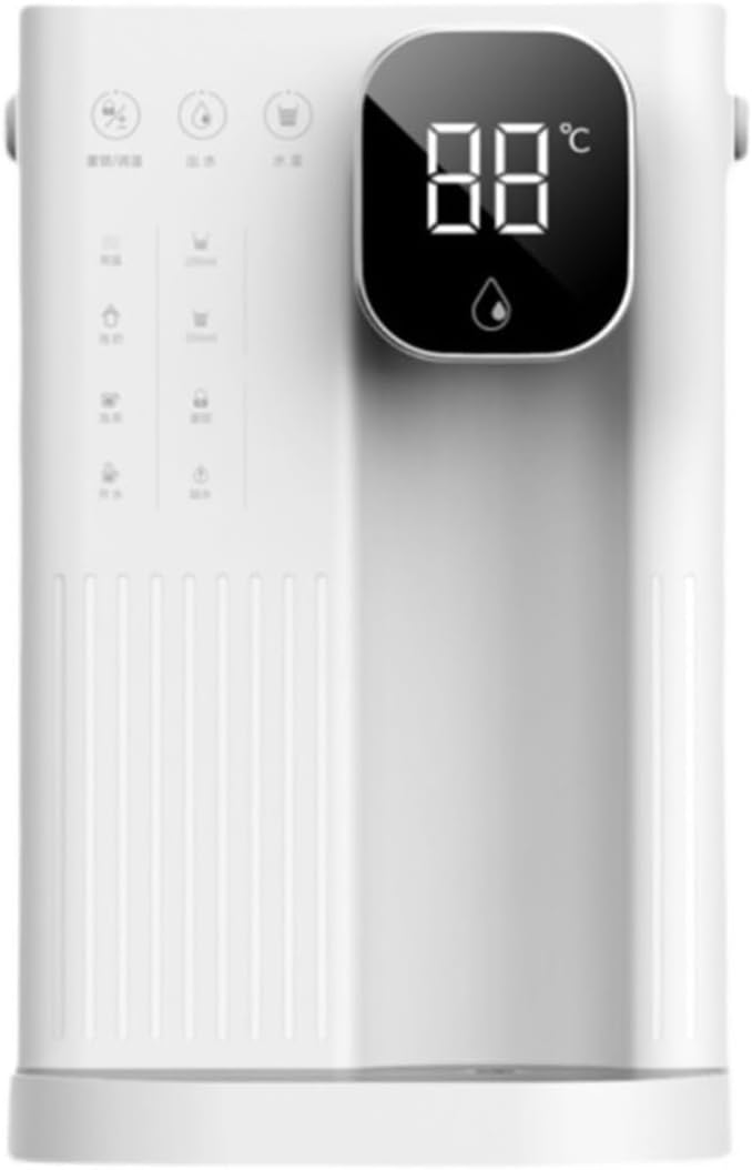 Instant Hot Water Dispenser 2.8L Household Instant Hot Water Dispenser Electric Kettle Boiling Machine Tea Maker Desktop Heater Drinking Fountain 4 Gear Fast Boil (White A)