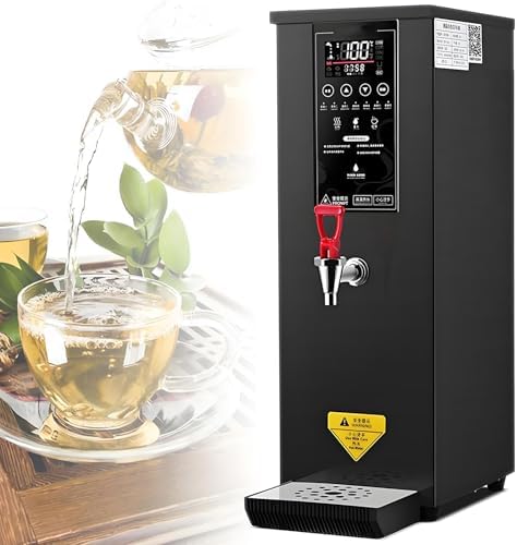 Commercial Hot Water Dispenser - Electric Boiler with Adjustable 86-212℉ Temperature, Instant Heating for Coffee, Tea & Milk - Step-Heating Water Machine for Shops