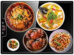 Plate Warmer Electric Food Warmer Plate Warming Trays for Buffets Parties Electric Warming Plate with AdjusTemperature Control 19.7x14.9inch Hot Plate Glass Top Food Warmer Keeps Food Hot