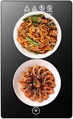 Electric Food Warmer Plate, Electric Warming Tray Hot Plate Keeps Food Hot Electric Food Warmer Plate Tempered Glass Surface for Party Chafing Dish