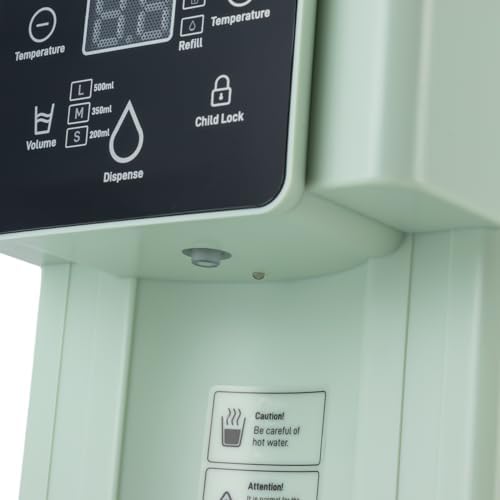 3L Instant Hot Water Dispenser, 1500W Electric Tea Kettle Large Water Boiler Maker Countertop Rectangular Water System Dispenser with NTC Probe Detect for Homes Offices Schools
