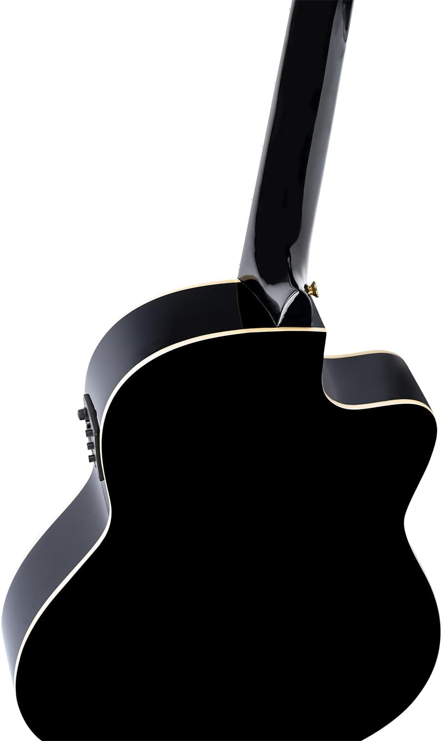 Family Series Pro Left-Handed Solid Top Thinline Acoustic-Electric Nylon Classical Guitar w/Bag