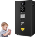 Electric Hot Water Dispenser, 2500W 50L Commercial Stainless Steel, Boiler, for Restaurant, Hotel, and Office Use (Black 50L)