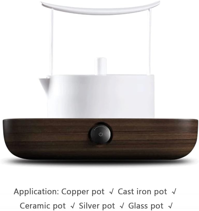 Electric Tea Stove, Tea Maker, Household Electric Stove, Iron Pot, Glass Teapot, Boiling Water for Making Tea,B