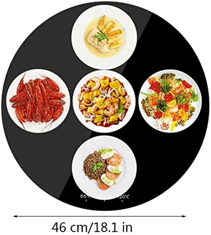Electric Food Warmer Plate, Electric Warming Tray Hot Plate Tempered Glass Surface Electric Food Warmer Plate Keeps Food Hot for Party Buffet