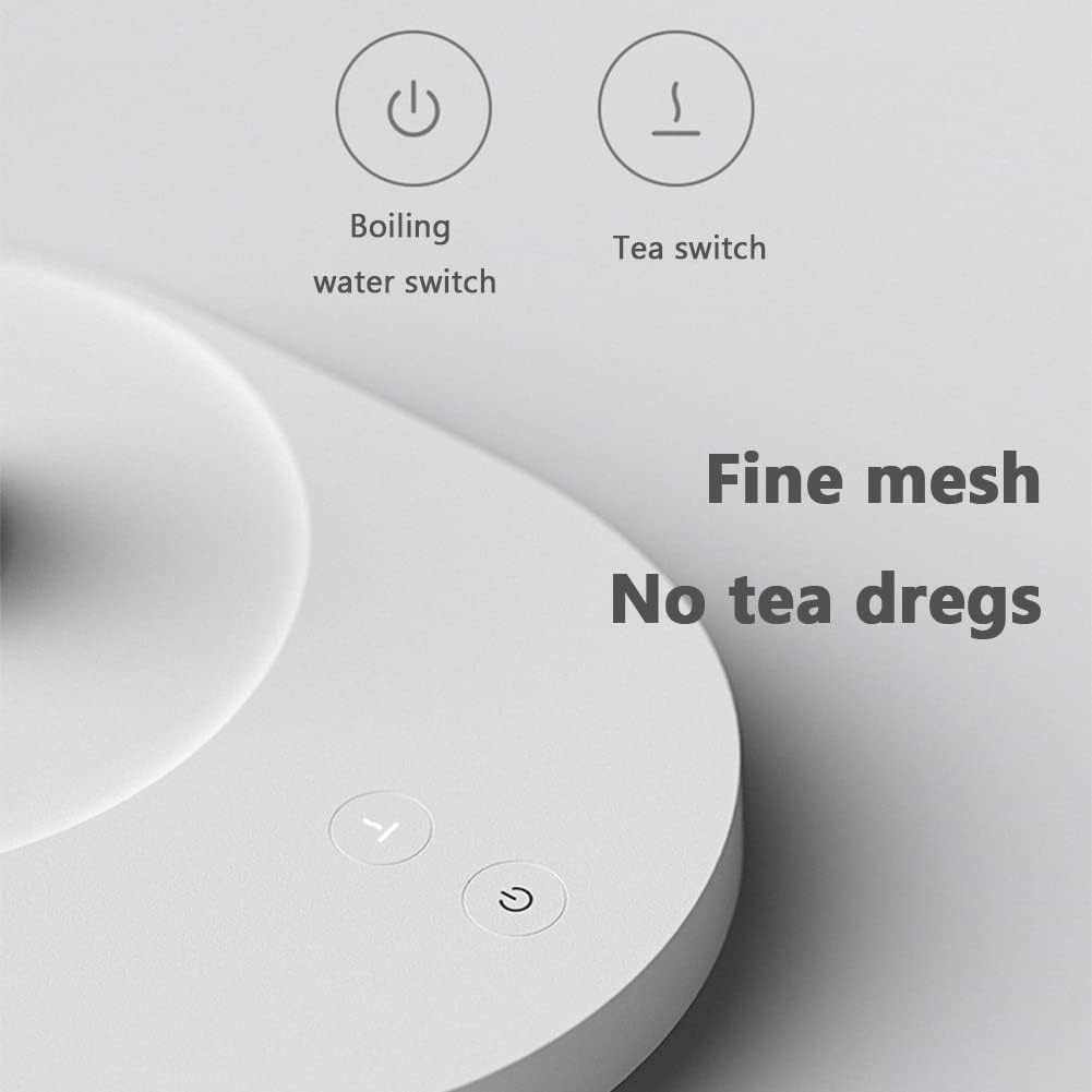Side-Handle Hot Tea Machine, Electric Automatic Coffee Maker, Magnetic Teapot Cover, Heat Preservation Cold Preservation, Suitable for Coffee, Tea, Beverages, Etc.