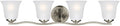 Generation Lighting 4439004EN3-962 Emmons Two - Light Wall/Bath Vanity Style Fixture, Brushed Nickel