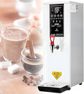 Commercial Hot Water Dispenser, Electric Water Boiler with LCD Display, Large Capacity Rapid Heating Pot for Home, Restaurant & Office Use - Silver