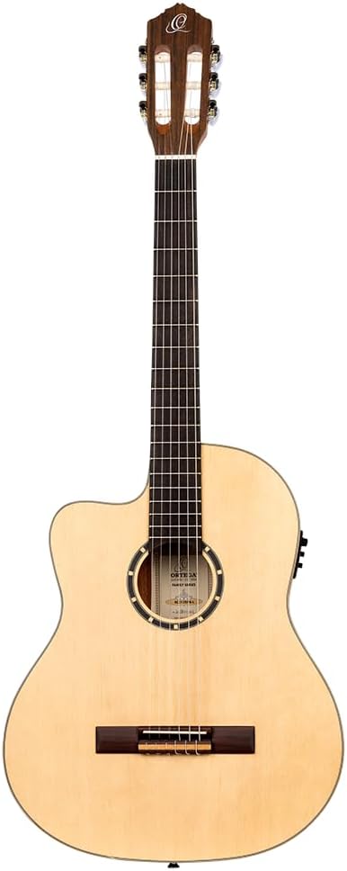 Family Series Thinline Acoustic-Electric Left-Handed Nylon Classical 6-String Guitar w/Bag