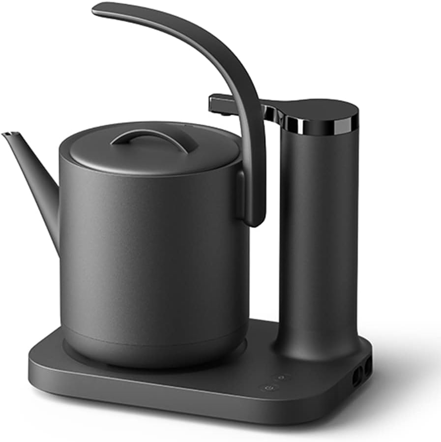 Electric Brewing Kettle, 850Ml Water Station, Quick Boiling Long-Mouth Kettle, Automatic Boiling Water for Tea, Special Kettle for Coffee,Black