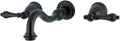 Kingston Brass KS3125AL Vintage 2-Handle Wall Mount Bathroom Faucet, Oil Rubbed Bronze
