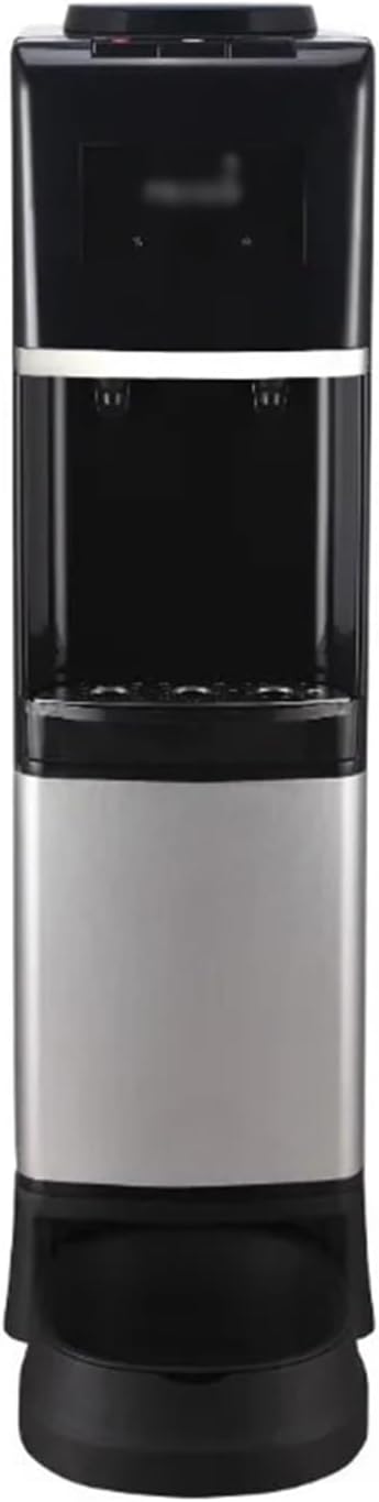 Water Dispenser Water Dispenser Top Loading Hot/Cold Temperature Black and Stainless Steel Water Cooler
