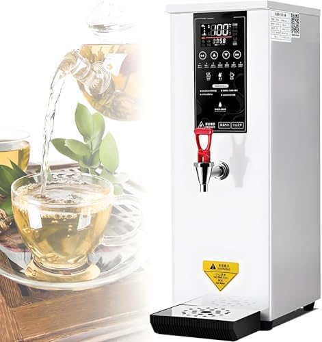 Commercial Electric Hot Water Dispenser, Instant Heating Water Boiler with Adjustable 86-212℉ Temperature, Ideal for Coffee, Tea, Milk, and Beverage Shops - Fast Boil, Efficient and Reliable