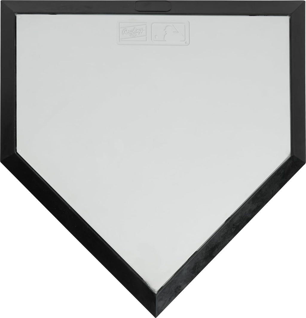 Rawlings | Hollywood PRO Style Home Plate | Baseball/Softball | Authentic MLB Collection | Spiked/Bury-All/Turf Option