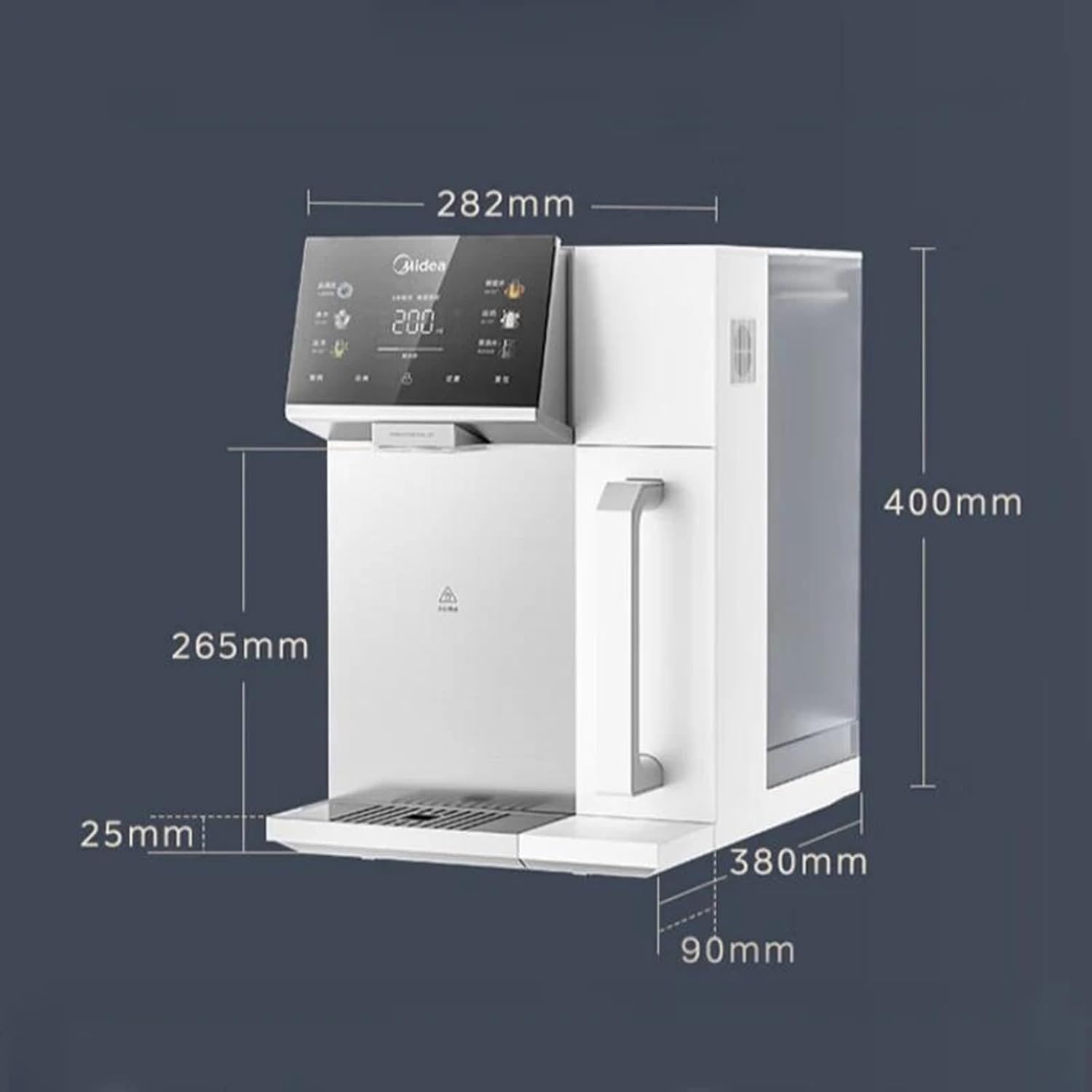 Water Dispenser Desktop Water Purifier Heating Direct Drinking Instant Water Dispenser Household Reverse Osmosis Installation Water Cooler Dispenser(Warm)