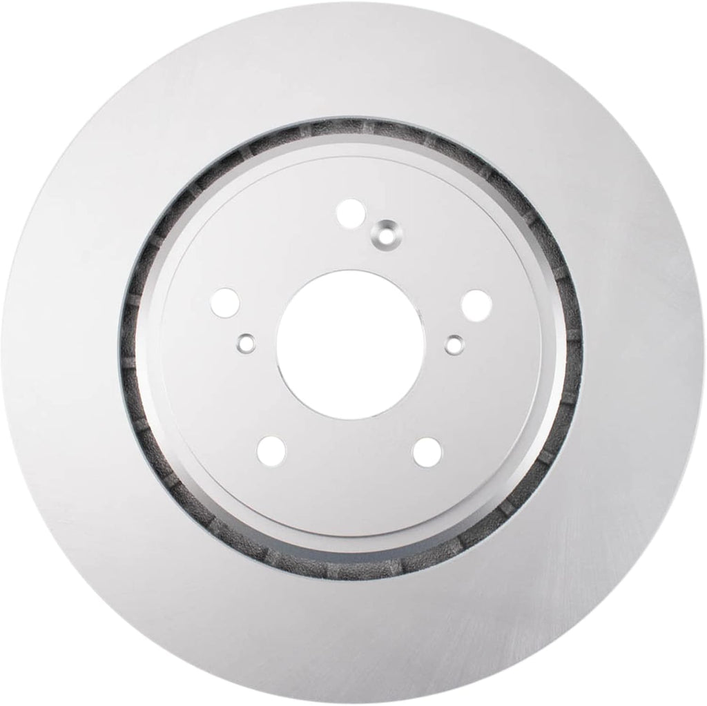 TRQ Front Brake Pad and Rotor Set Ceramic G Coated Vented Rotors Compatible with 2014-2016 Acura MDX