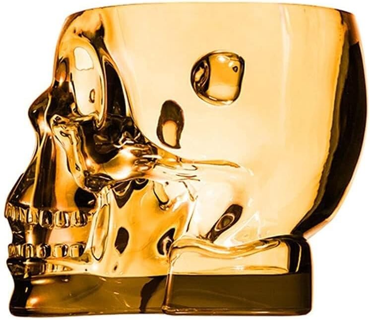 Skull Design Insulated Ice Bucket for Parties – Plastic Wine Cooler with Ice Holder, Ideal for Home, KTV, Bar, and More