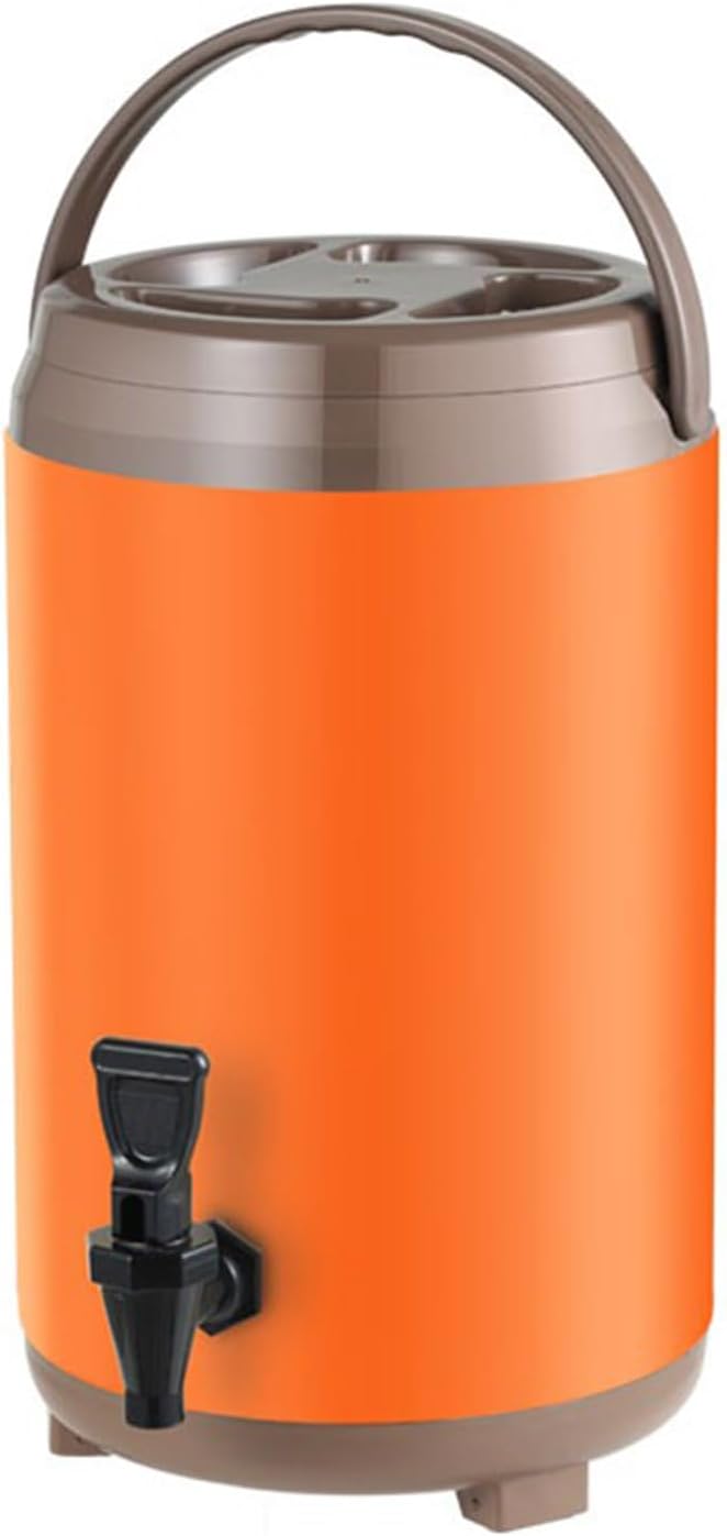 Catering Urn Hot Water Dispenser with Faucet, Stainless Steel Insulated Beverage Dispenser Commercial Milk Tea Barrel,Cold & Hot Drinks Dispenser Container Beer Server for Coffee Restaurant Drink Sh
