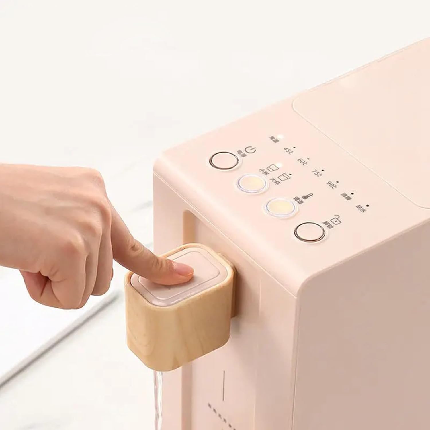 Water Dispenser 2L Intelligent Instant Water Dispenser, Fixed Amount Water Fountain, 6 Gear Thermostatic Fast Heating Desktop Water Boiler Dispenser