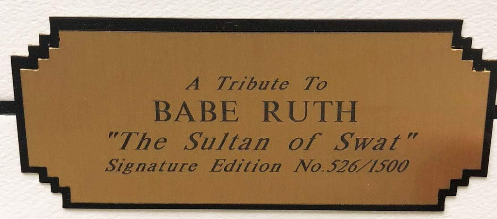 Tribute to Babe Ruth First Day Cover Stamp Baseball Limited Edition 12.5' Wide and 11' high