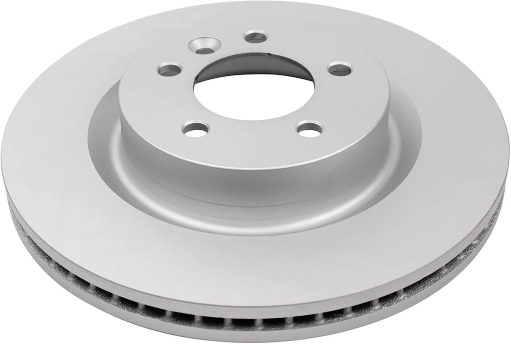 TRQ Front Brake Pad and Rotor Set Ceramic G Coated Vented Rotors Compatible with 2005-2009 Land Rover LR3 2006-2009 Range Rover Sport