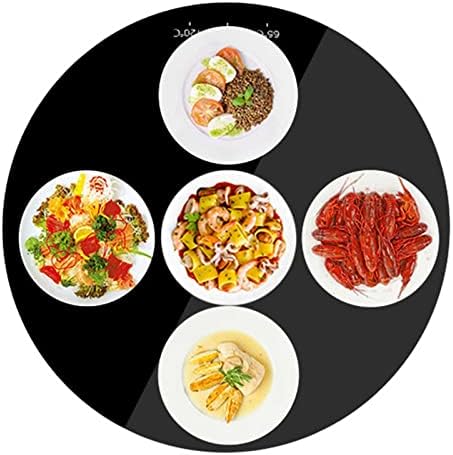 Electric Food Warmer Plate, Electric Warming Tray Hot Plate Tempered Glass Surface Electric Food Warmer Plate Keeps Food Hot for Party Buffet
