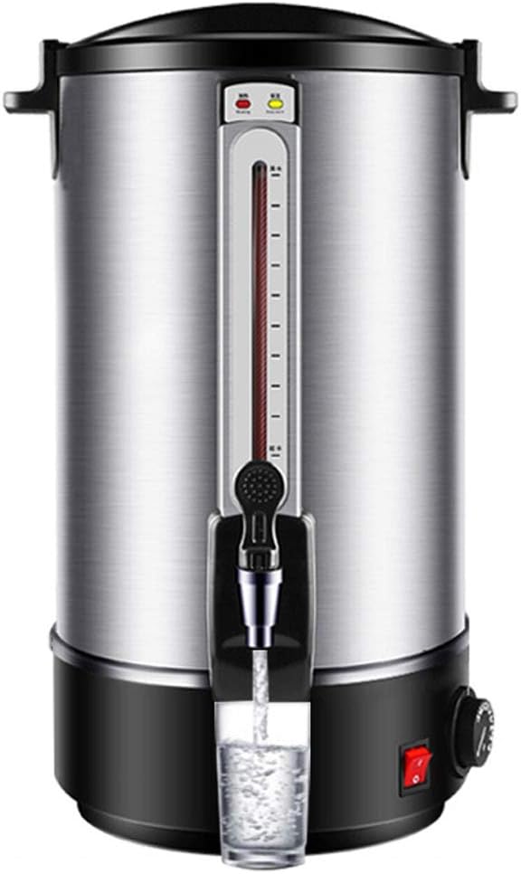 Juice Dispenser Drink Dispenser, Double Wall Beverage Dispenser Stainless Steel Insulated Drink Dispenser Electric Hot Water Urn for Heating Tea or Coffee Used for Milk Bar or Large Party