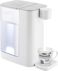Instant Hot Water Dispenser, Countertop Water Dispenser System for Quick Heating & Outputting, Adjustable 5 Temperatures & 2 Water Outputs, 3L Water Tank Capacity,White