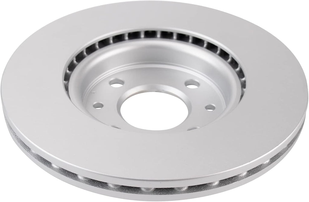 TRQ Front Brake Pad and Rotor Set Ceramic G Coated Vented Rotors Compatible with 2012-2017 Fiat 500