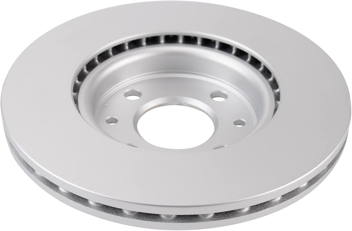 TRQ Front Brake Pad and Rotor Set Ceramic G Coated Vented Rotors Compatible with 2012-2017 Fiat 500