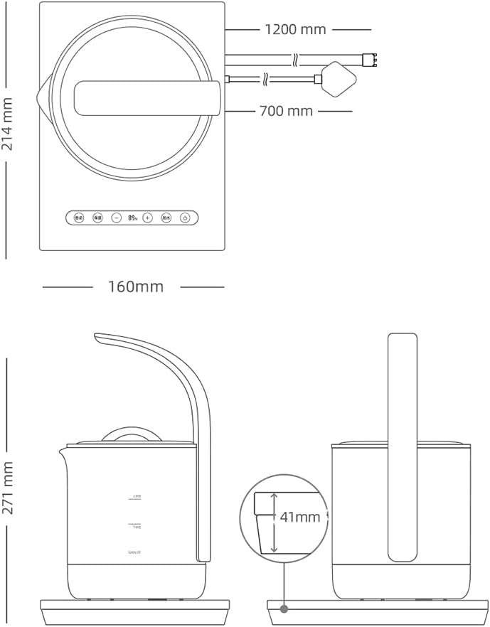 Two-in-One Electric Kettle, with Pumping Function, Digital Display Control Quiet Fast Boiling, Automatic Shutdown, Hot Water Kettle, Tea Or Coffee