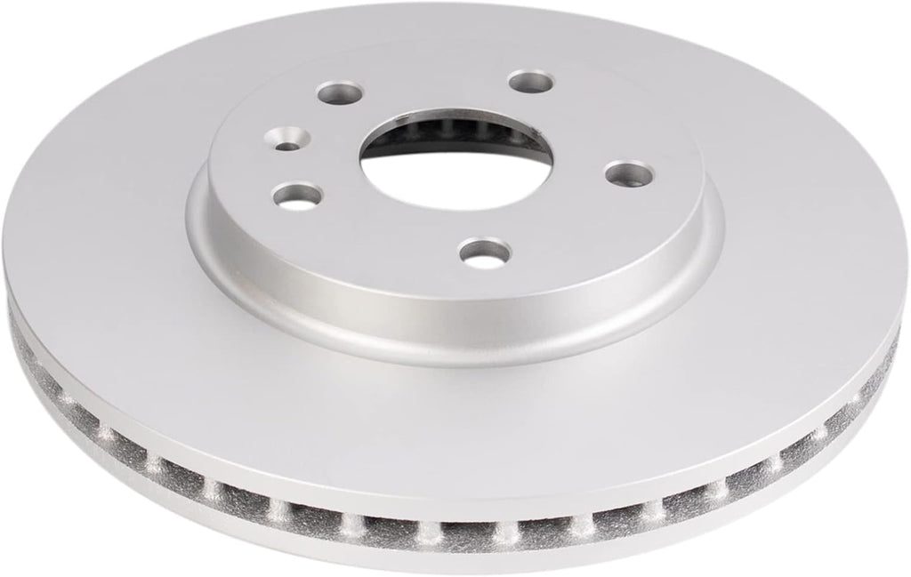 TRQ Front Brake Pad and Rotor Set Ceramic G Coated Vented Rotors Compatible with 2008-2014 Cadillac CTS