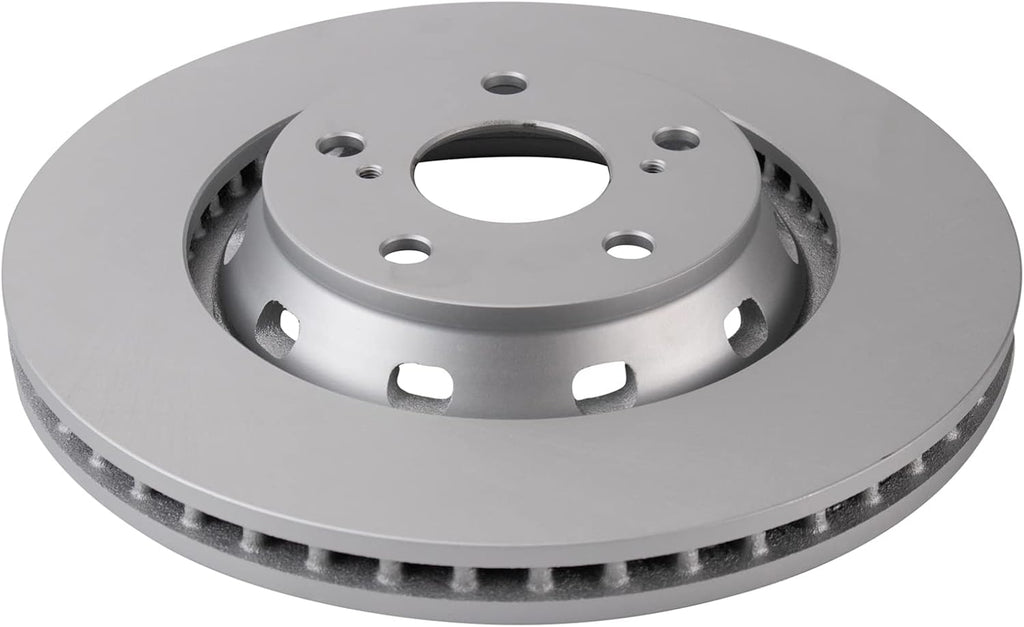 TRQ Front Brake Pad and Rotor Set Ceramic G Coated Rotors Compatible with 2009-2015 Toyota Venza