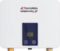 Tankless Small Water Heater Electric 120V 29.2Amp, ThermoMate 3500W On Demand Instant Hot Water Heater with Temperature Display for Kitchen Bathroom Sink Faucet, ETL Certified